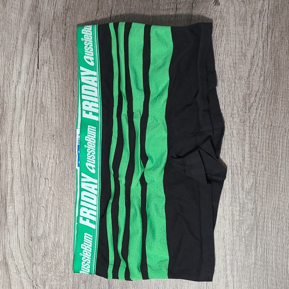 AussieBum MyDay Friday Green Trunk Boxer Brief